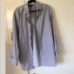 Oversized Pinstripe Button Down ✨